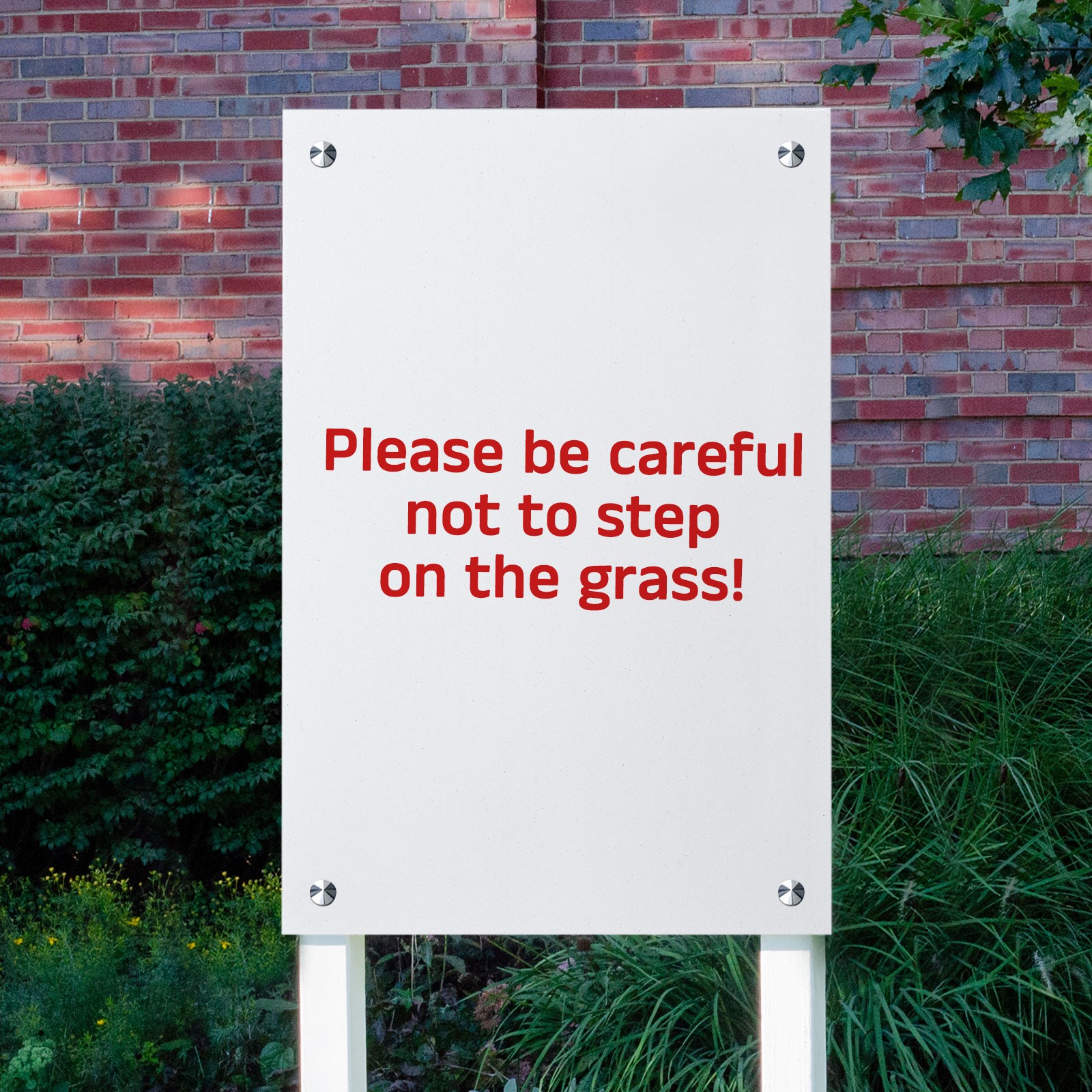 4 Pcs White Blank Metal Sign, 12.4×9.8″ Blank Sublimation Signs(0.02″ Thickness)