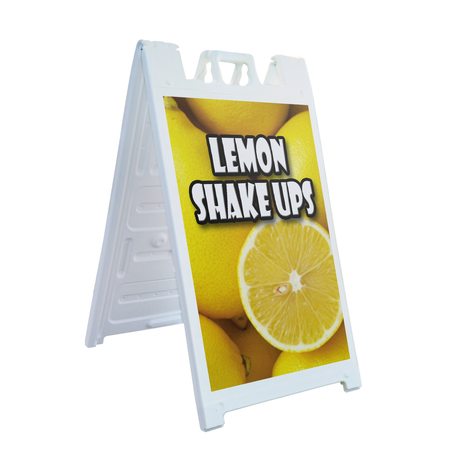 A-frame Sidewalk Lemon Shake Ups 24″ x 36″ Double Sided A-Frame Sidewalk Sign