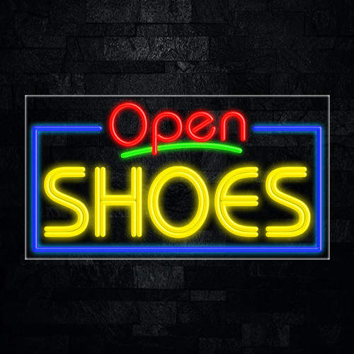 Shoes LED Neon Sign 33″L x 18″H #35567