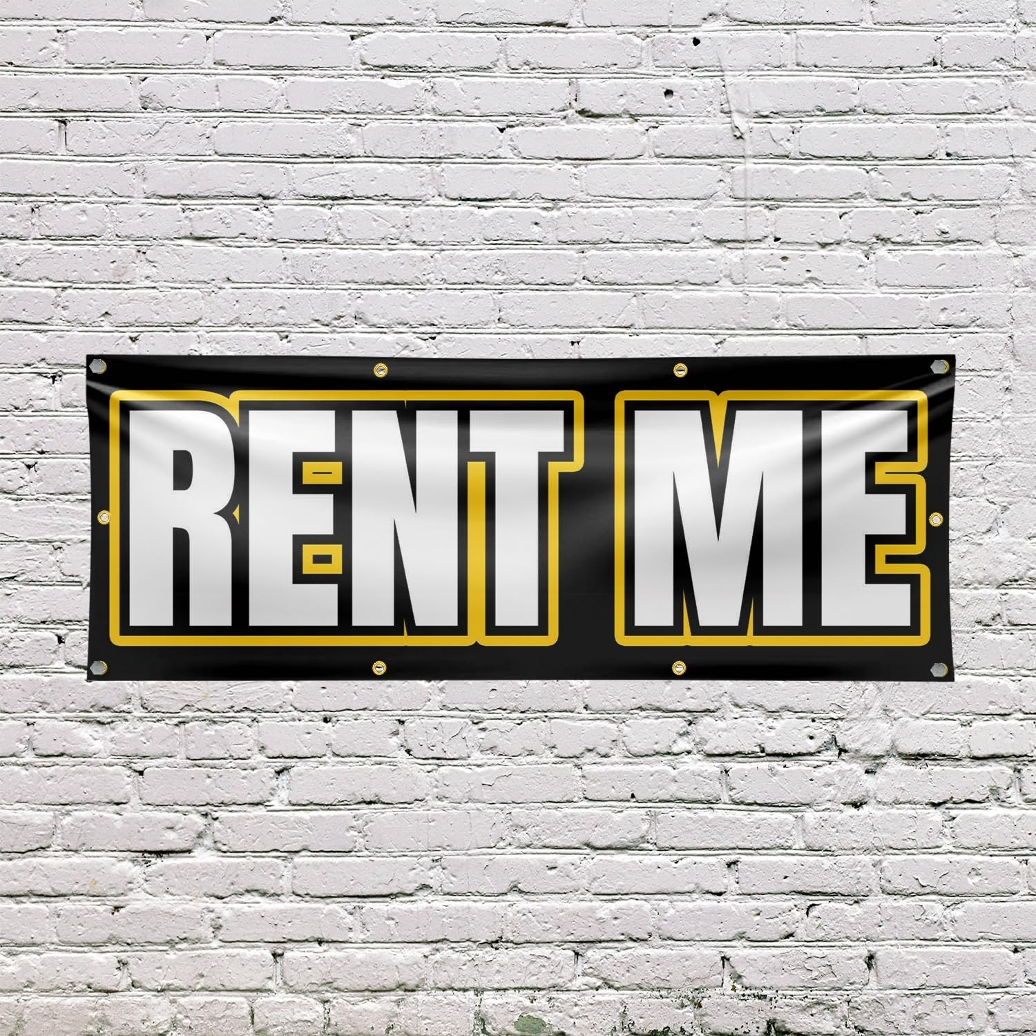 SignMission Rent Me Banner 36in x 96in 13oz Vinyl Single-Sided Outdoor