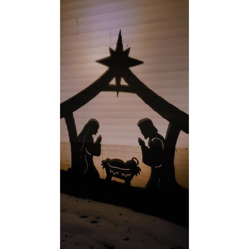 Waterproof PVC Religious Decor Durable Outdoor Sign Easy Assembly USA Made