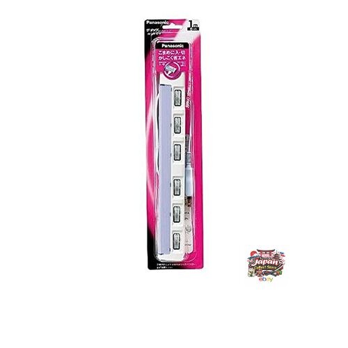 NEW Panasonic The Tap Nintendo Switch Series 6-Outlet with Snap Caps and 1m Cord