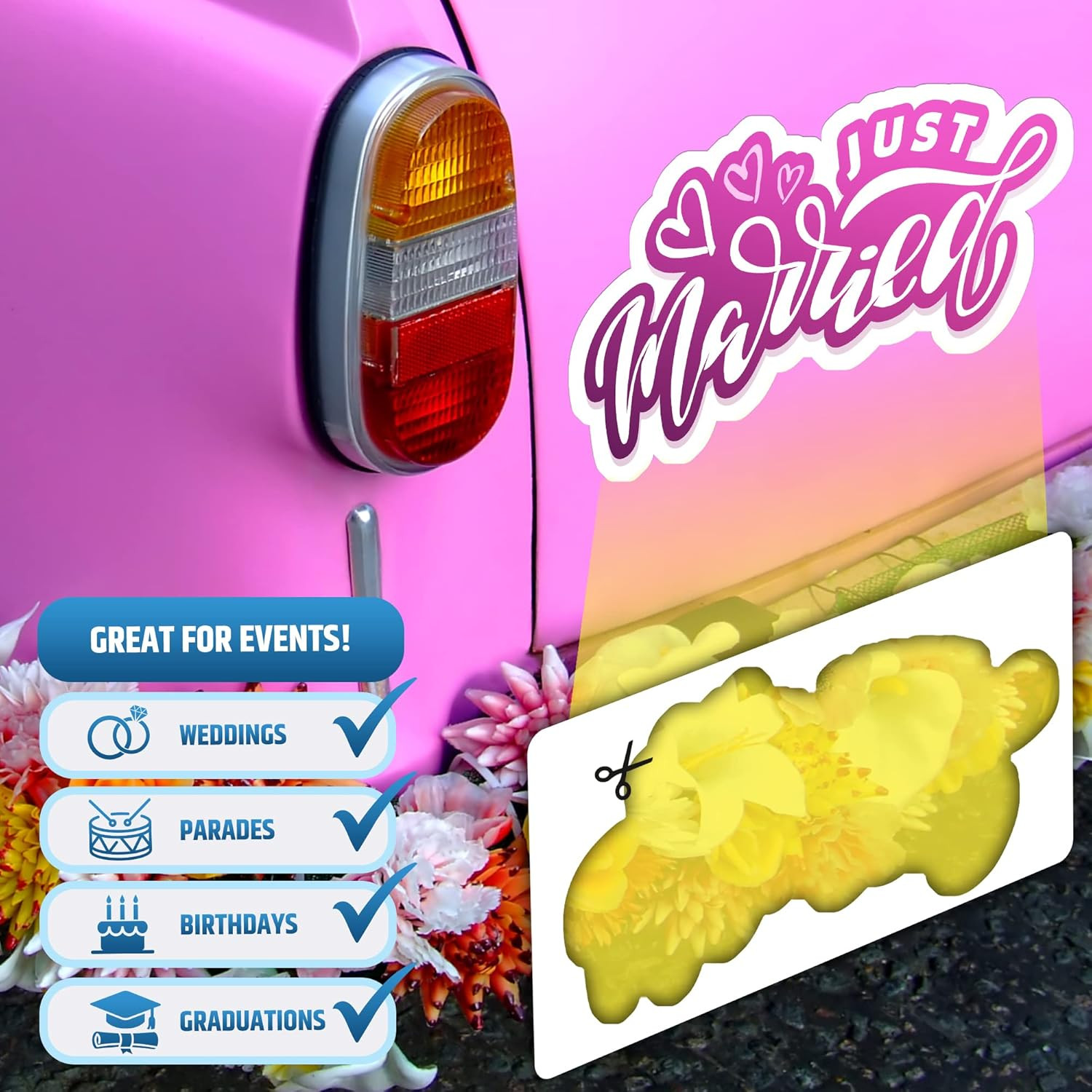 Premium Magnetic Car Signs (Blank) – Will Never Fly off Your Vehicle/Truck Door