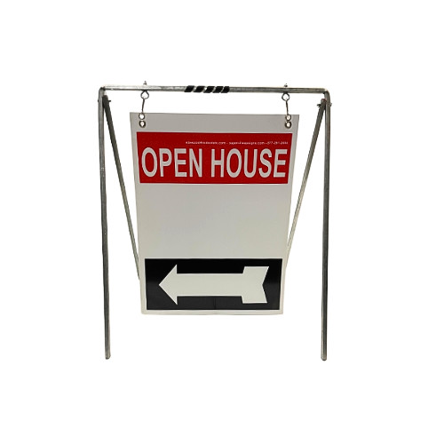 Real Estate Open House Sign Metal A-Frame Kit | 5 Pack | Swinger | RWBK
