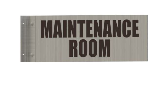 Laundry Room Sign-Two-Sided/Double Sided Projecting, Corridor-REF24-1027