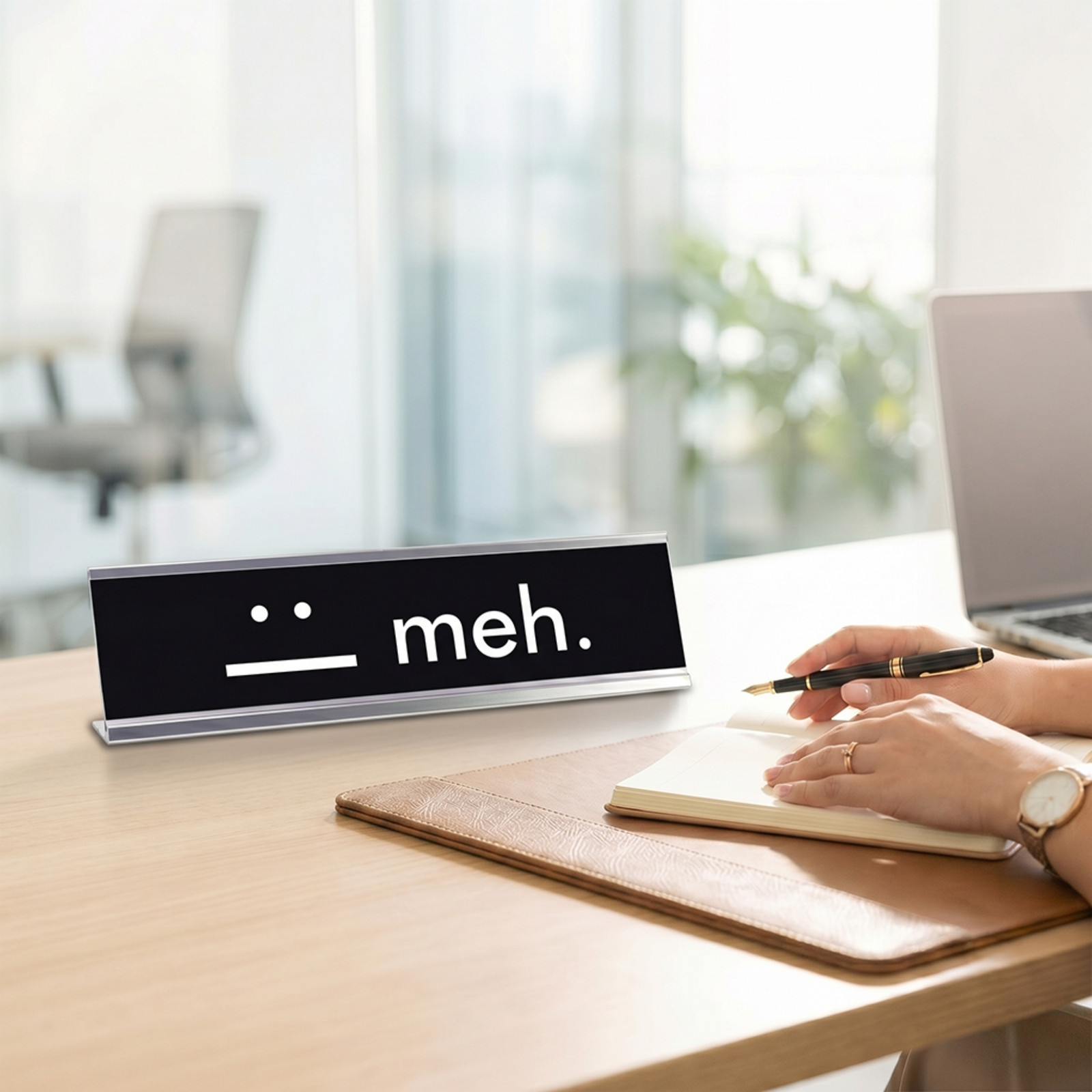 meh. :| Novelty Desk Sign