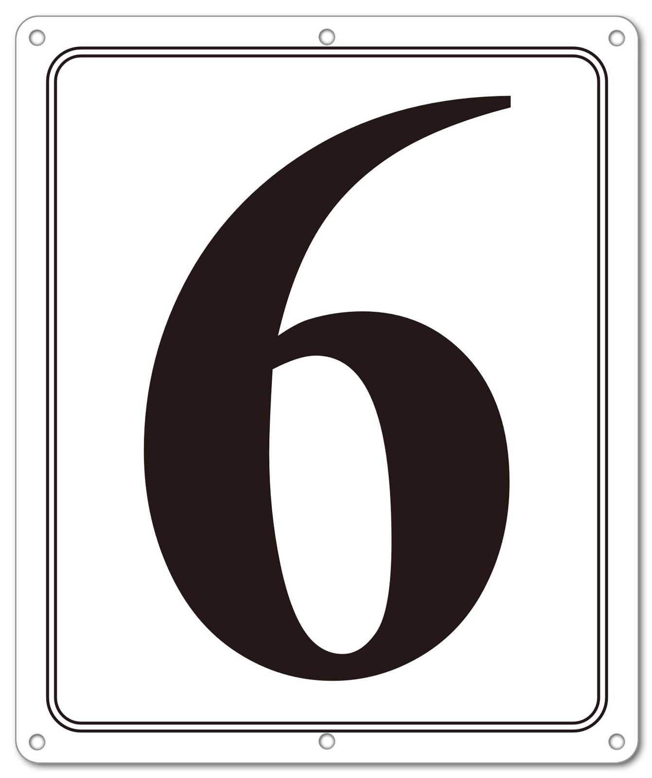 i-CowFun Premium Metal Numbered Sign Outdoor, Reflective 12″ x 10″ Large Alum…