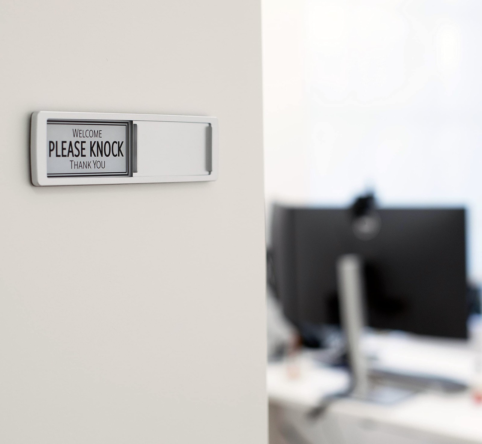 Black & White Please Do Not Disturb Sign, Welcome Please Knock Office Decor, …