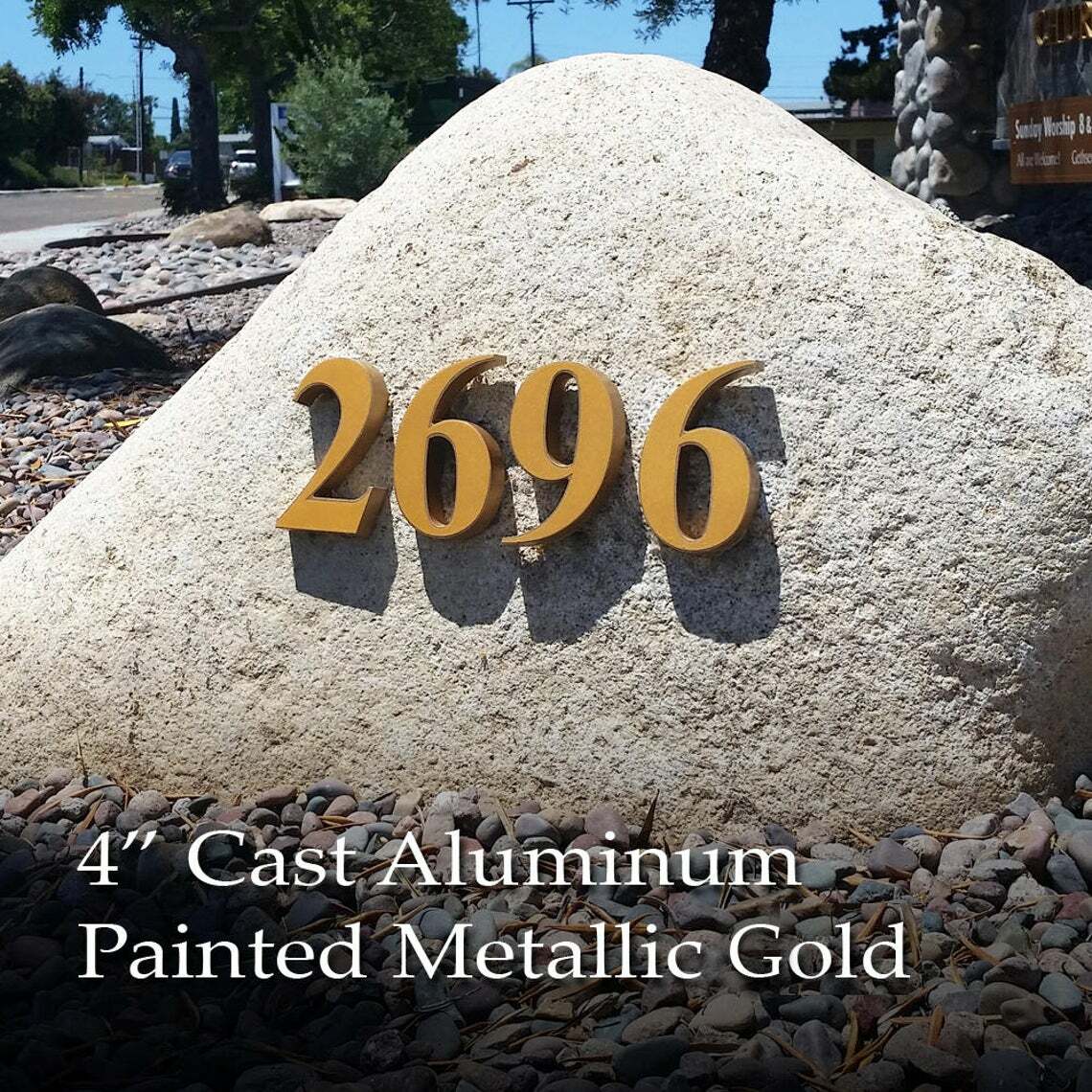 Address Numbers Metal Numerals