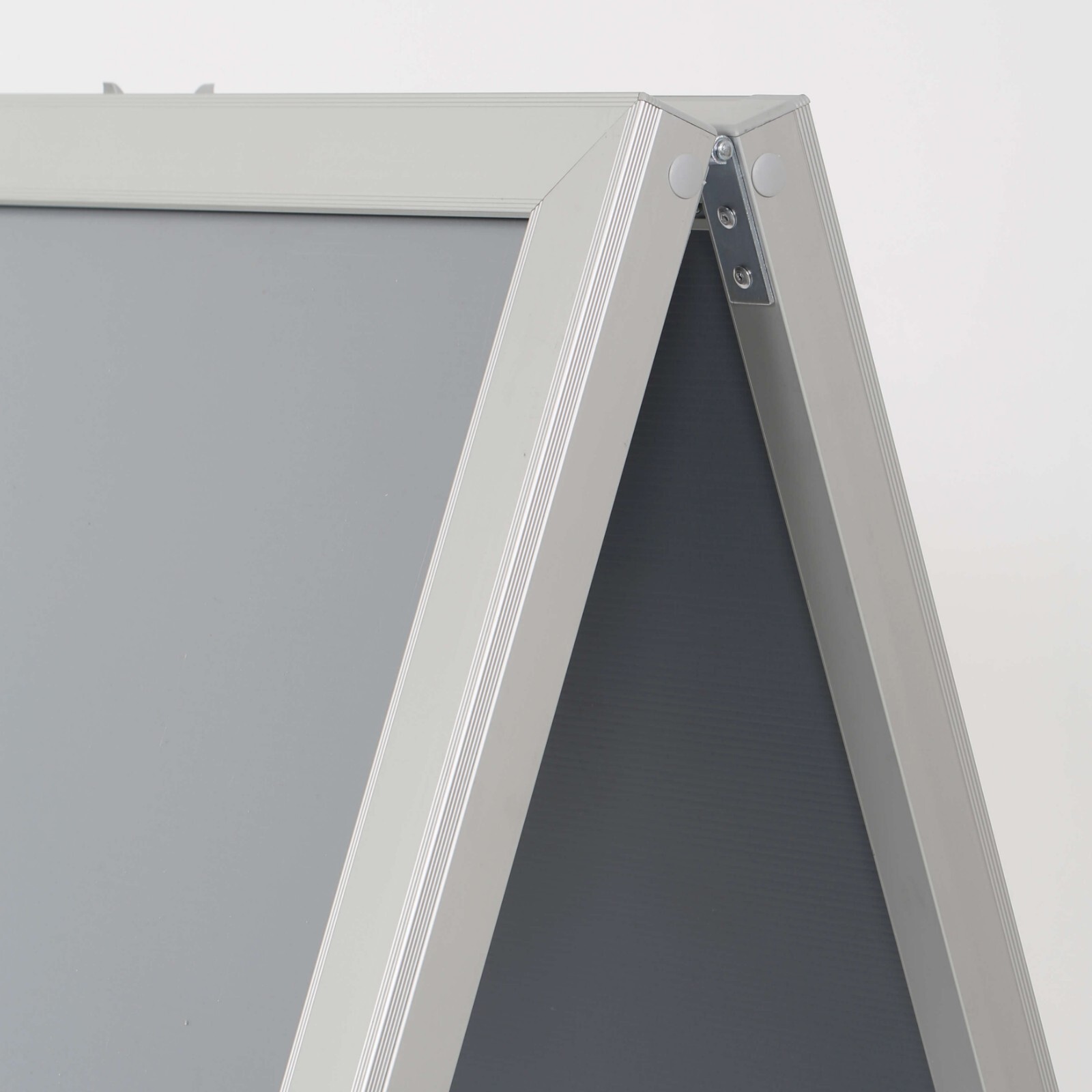 Slide-in A Frame Menu Double Sided Display Board 22×28″ Sidewalk Sign Silver