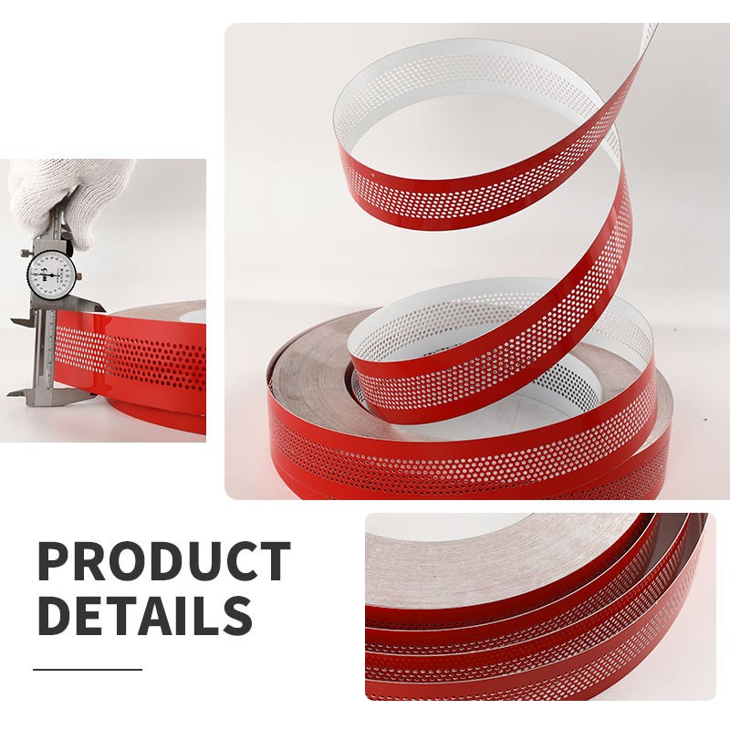 6cm 8cm Width Punching Aluminum Coil for Channel Letter with Holes Flat Trim Cap