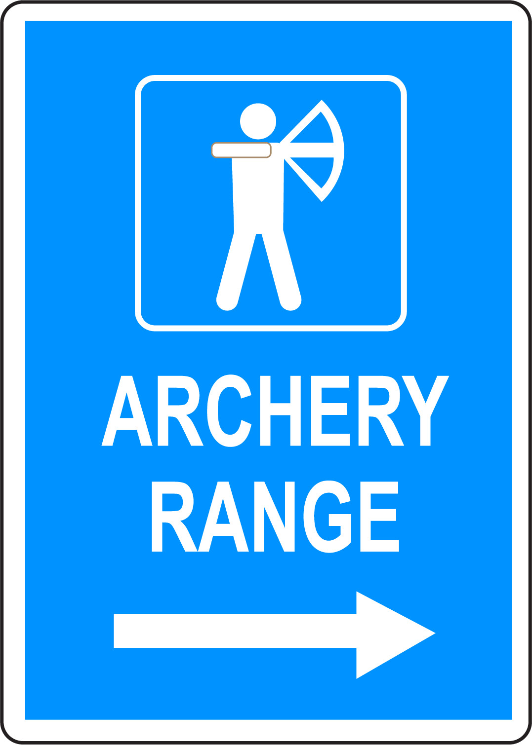 ARCHERY RANGE | Adhesive Vinyl Sign Decal