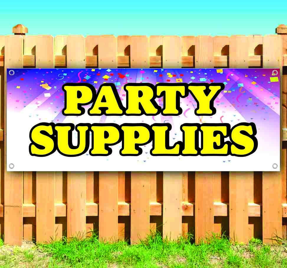 PARTY SUPPLIES Advertising Vinyl Banner Flag Sign Many Sizes