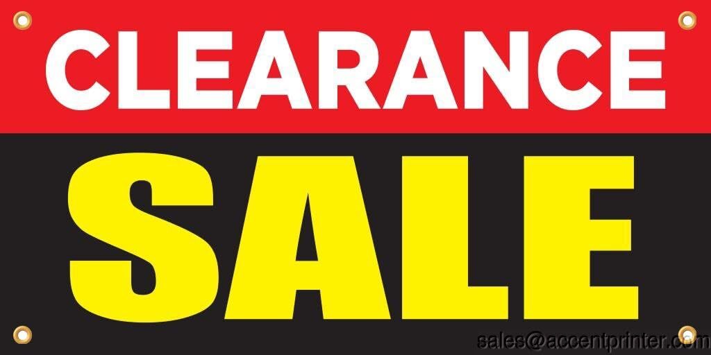 Promotional Sale | Vinyl Banner w/ Grommets | 3’H x 6’W
