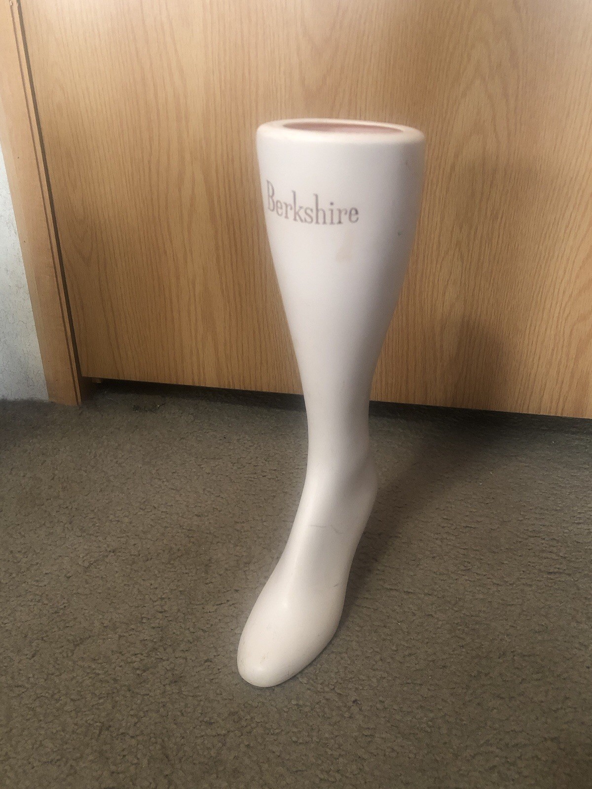 BERKSHIRE Vintage Display Hollow Leg/foot Model Flesh Colour Plastic 50’s 60’s