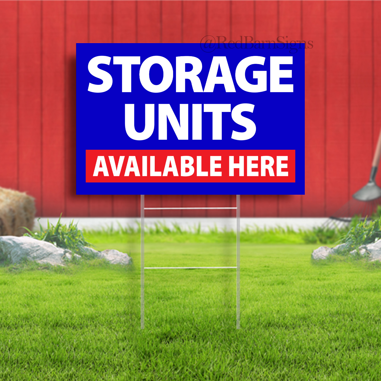 Storage Units Available Here Indoor Outdoor Yard Sign