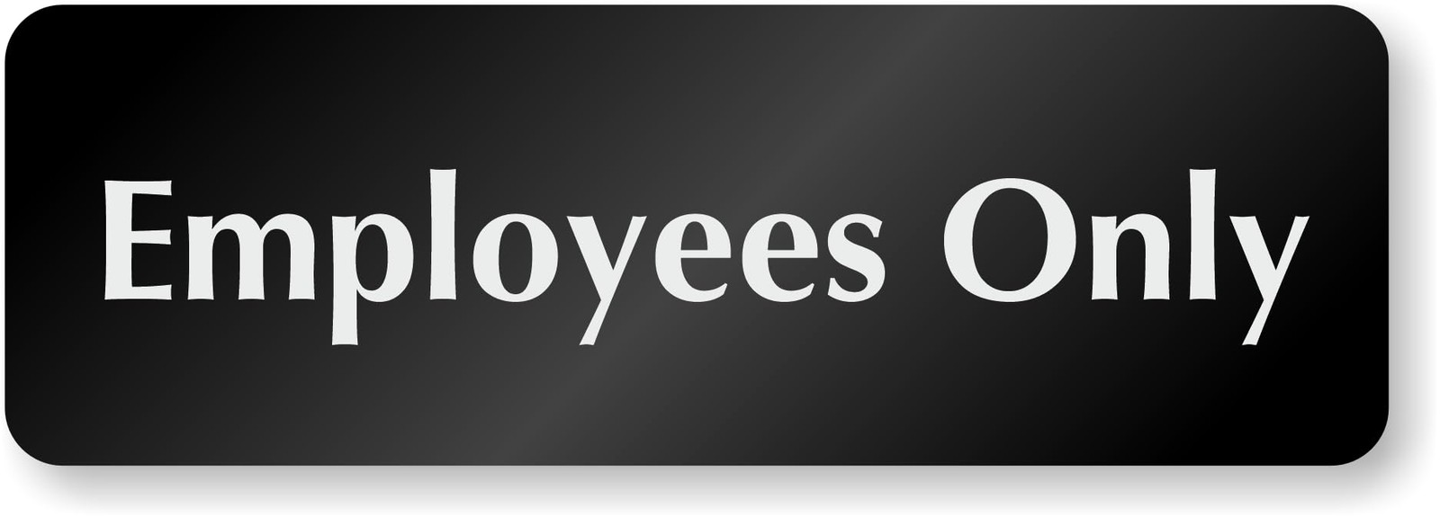 Employees Only Sign for Office Door Wall Home and Business Self Adhesive Use …