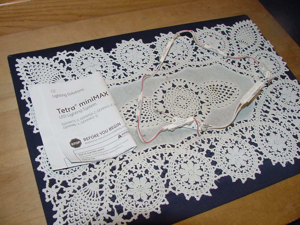 String of Seven (7) GE GEBLMMS5 Tetra miniMAX, BLUE, LED Modules, 12V A1i12324