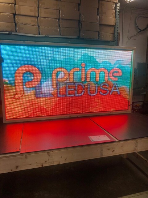 LED Sign P10 SMD FULL COLOR INDOOR/OUTDOOR WIFI LED (25.25″ x 25.25″) Custom