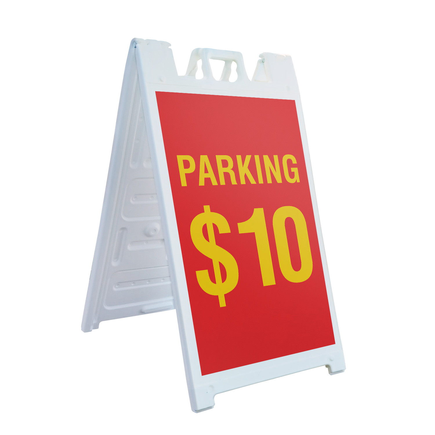 Parking 10 Dollars Heavy Duty A-Frame Sidewalk Sign Event Parking Affordable