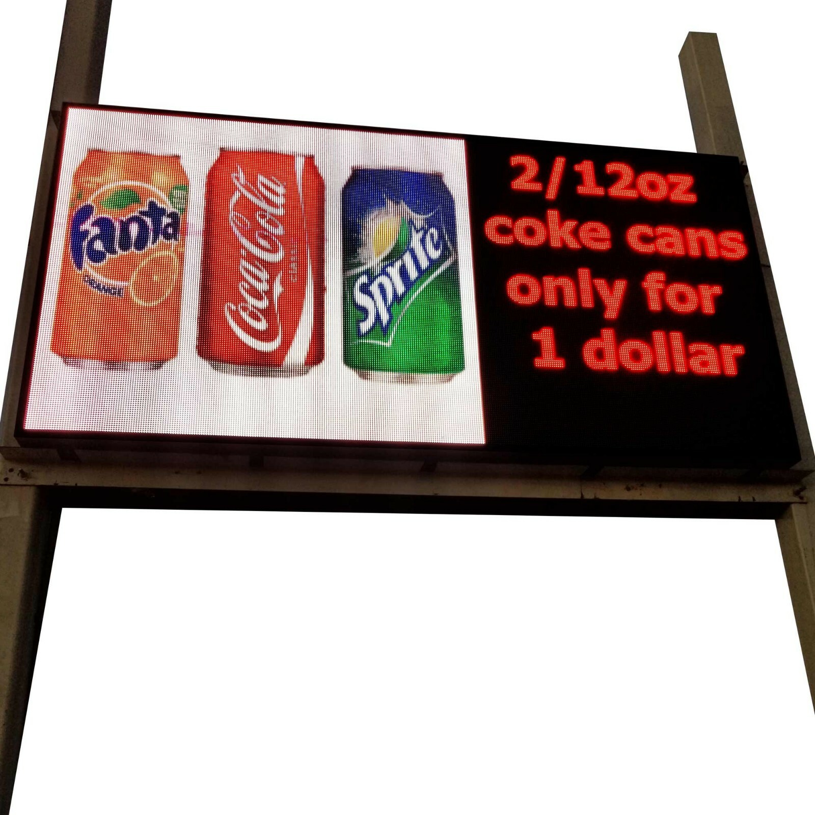 Programmable 3’x6′ outdoor full color led sign with WIFI control make an offer