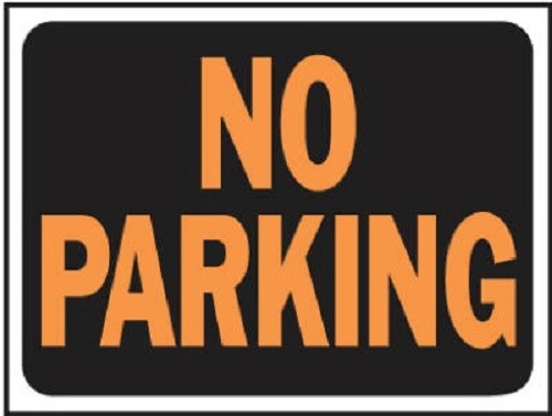 HY KO Products 3012 “No Parking” Plastic Sign 9″ x 12″ – Pack of 90
