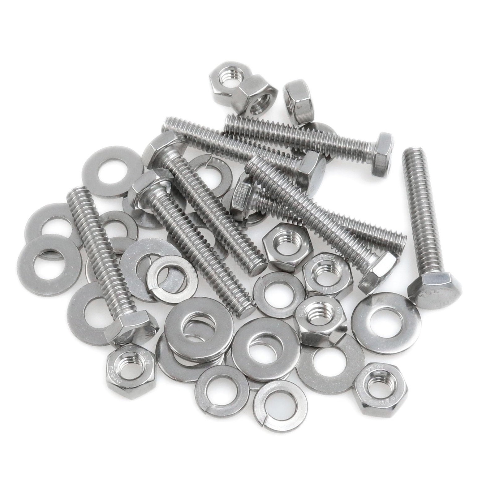 304 Stainless Steel UChannel Sign Post Mounting Bolts And Nuts 8 PCS