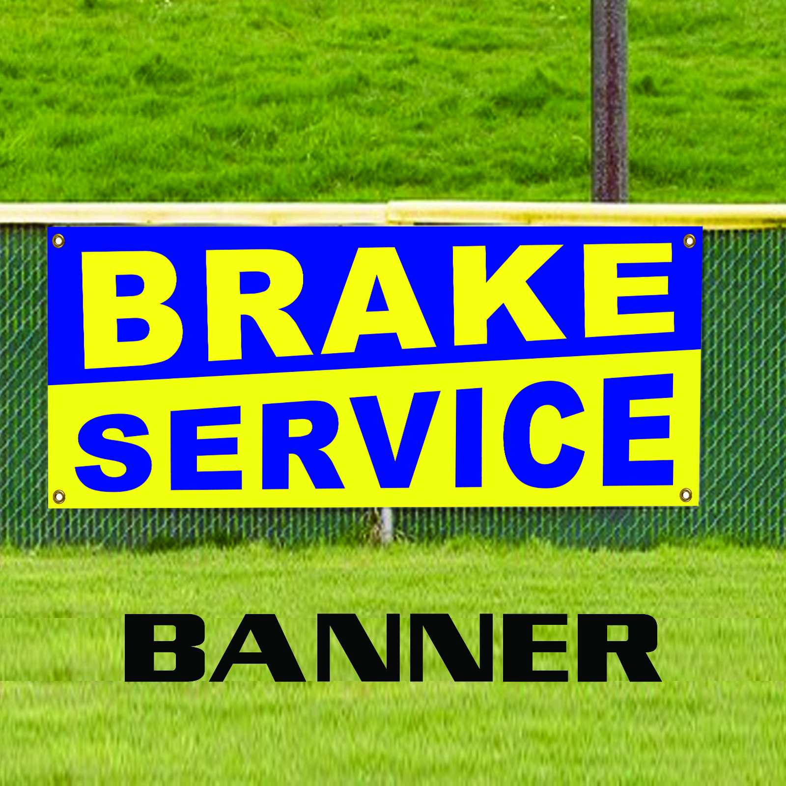 Brake Service Vinyl Banner Sign Car Auto Repair Disc Shoe Garage A/C Free Check