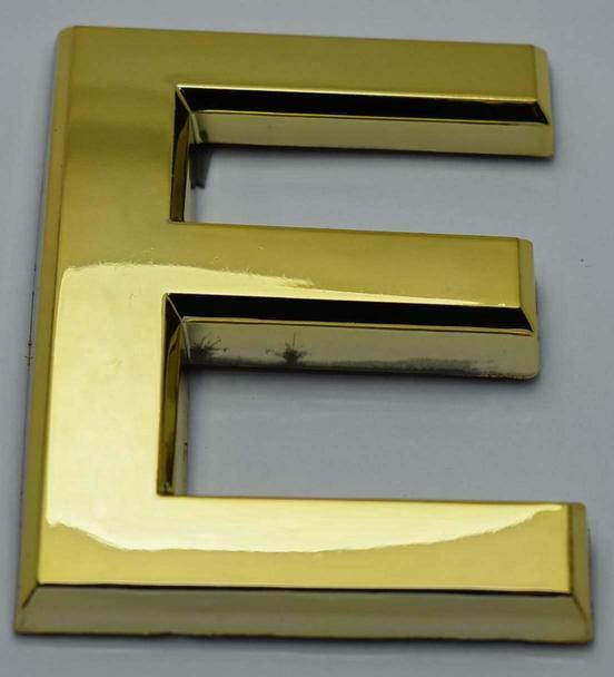1 PCS – Apartment Number Sign/Mailbox Number Sign,Letter E(Gold,3D…-REF24-1027