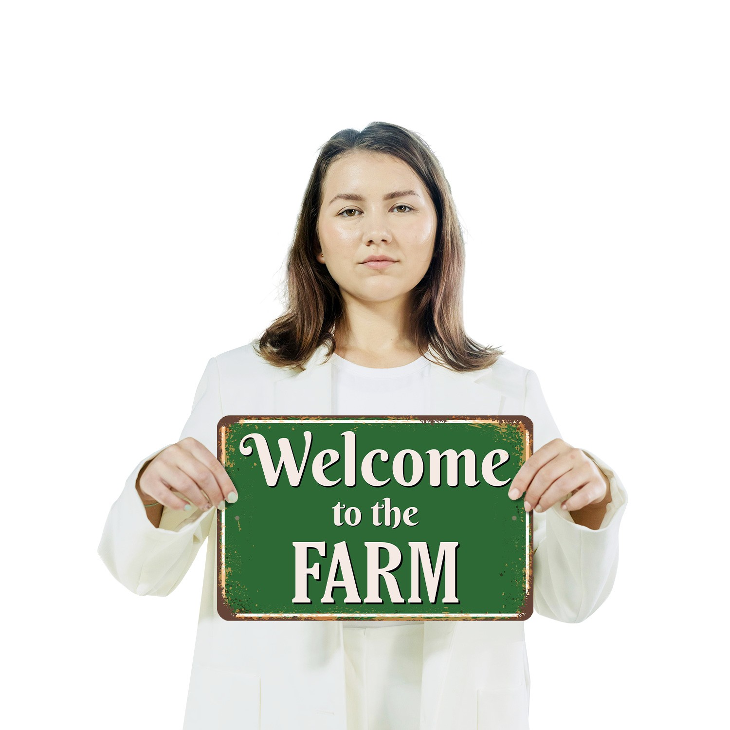 Welcome To The Farm Sign Fresh Air Fresh Smiles Durable Perfect for Barns