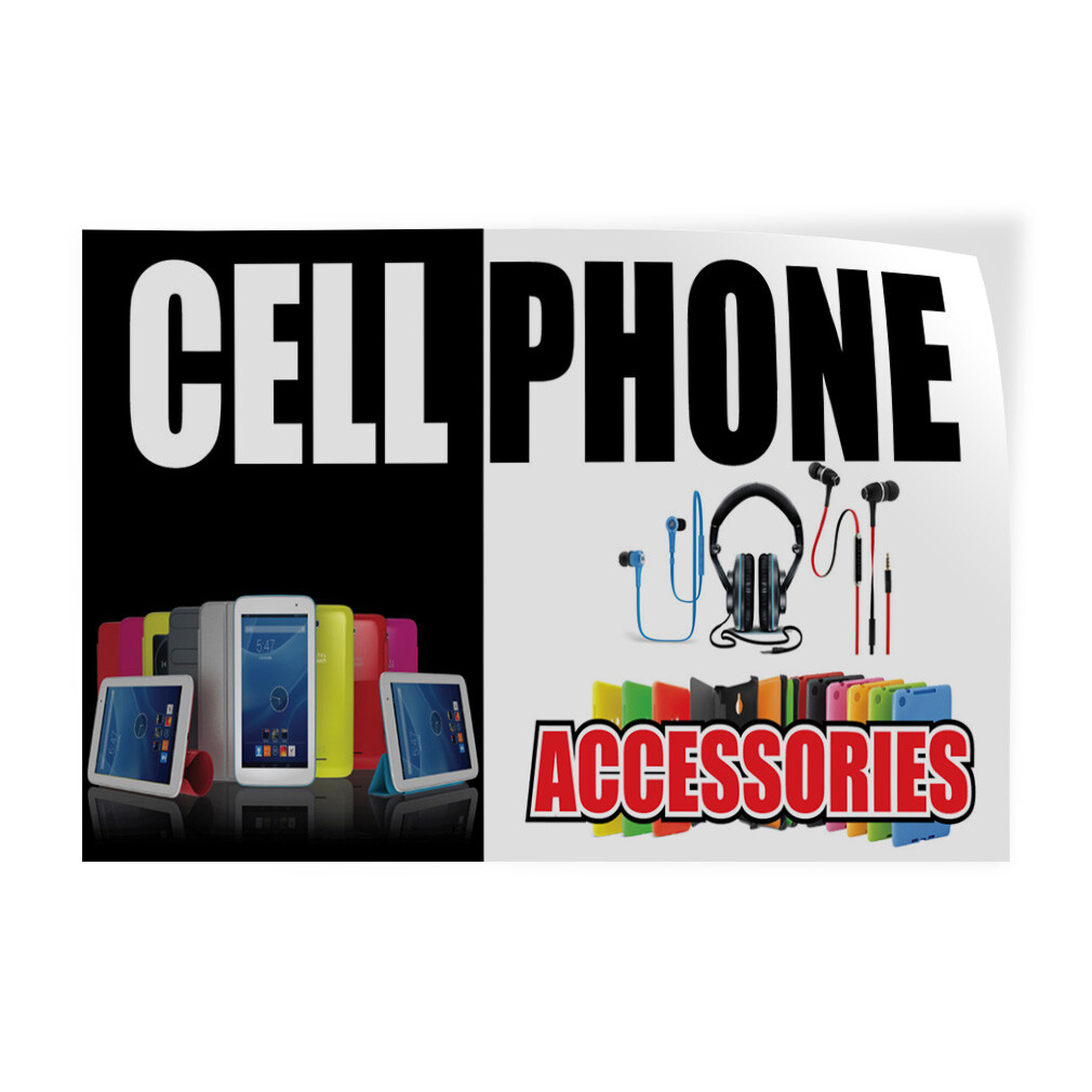 Decal Stickers Cell Phone Accessories Business A Vinyl Store Sign Label Retail