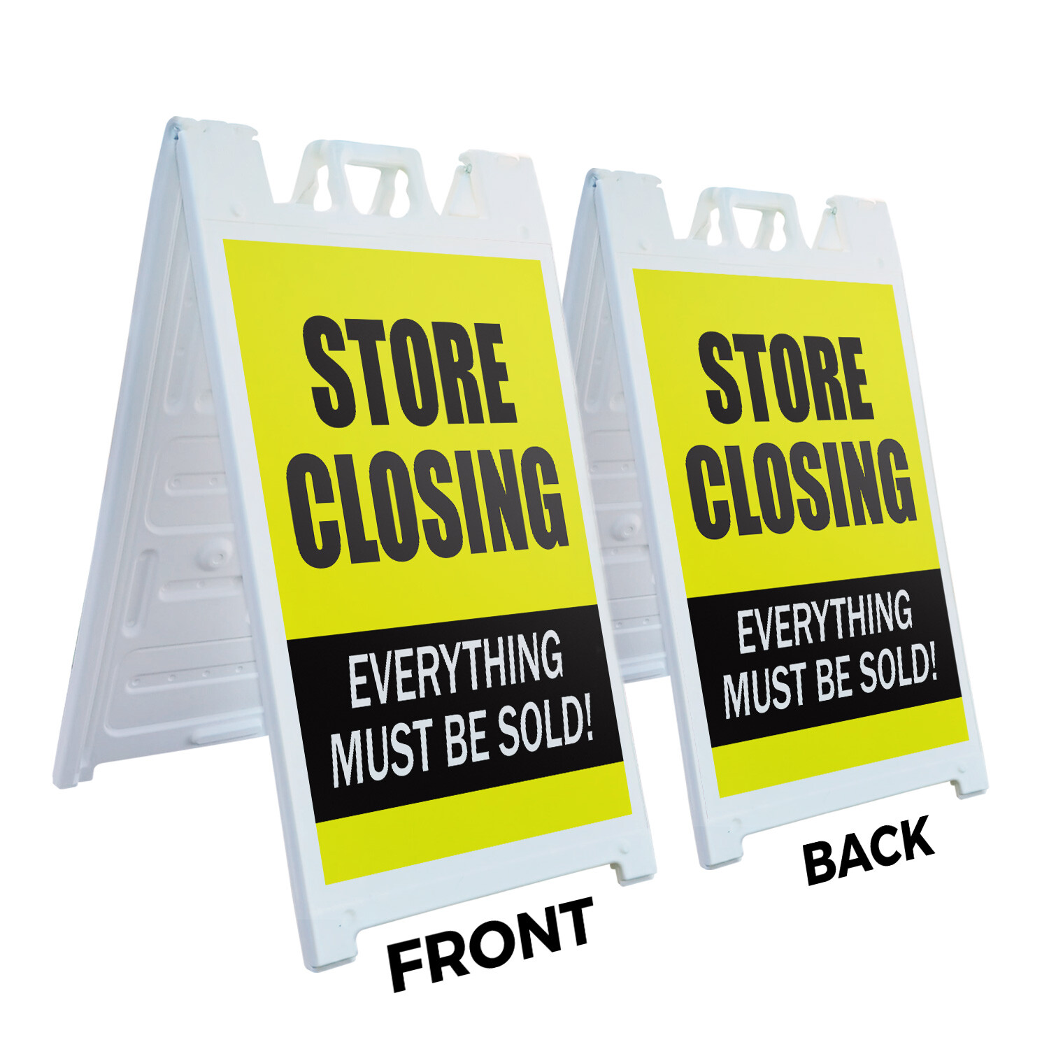 A-frame Sidewalk Store Closing 24″ x 36″ Double Sided A-Frame Sidewalk Sign