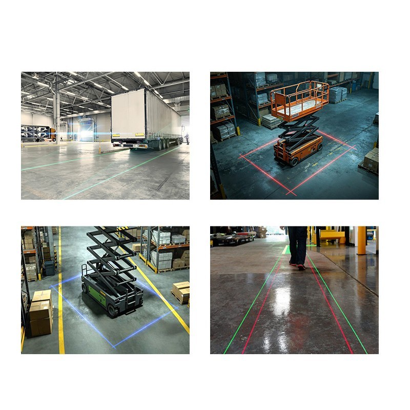 Adjustable Forklift Floor Warning Industrial Virtual Safety Laser Line Projector