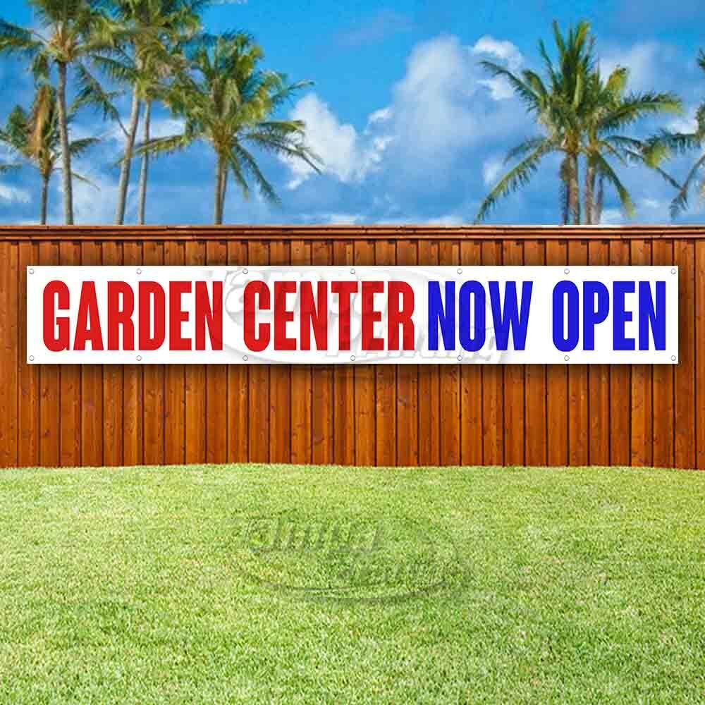 GARDEN CENTER NOW OPEN Advertising Vinyl Banner Flag Sign LARGE HUGE XXL SIZE