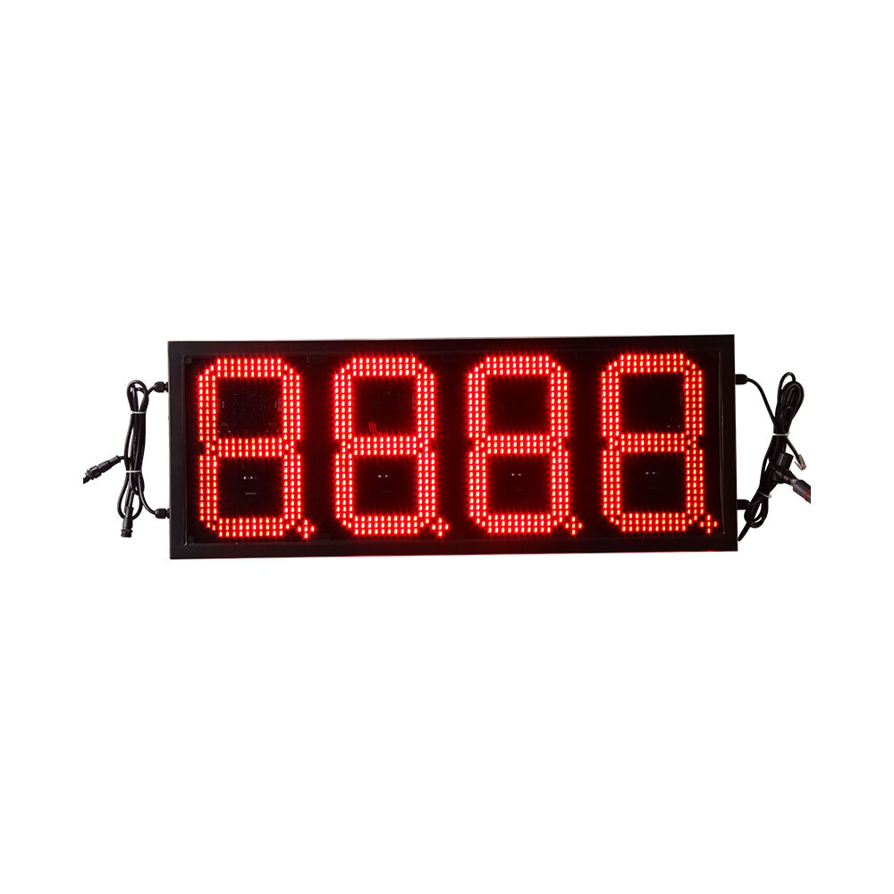 16″ LED Gas Station Motel Price Sign Electronic Fuel Price Sign Red Color 8888