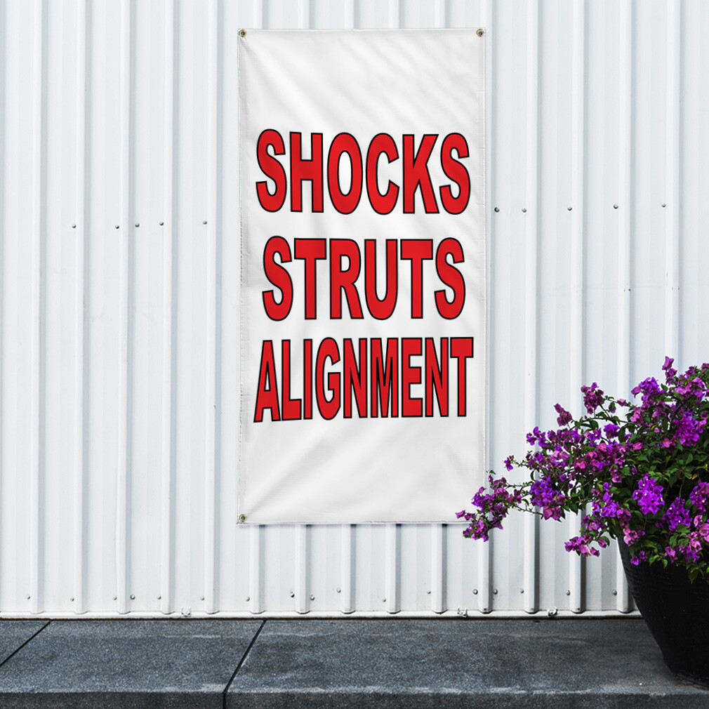 Vertical Vinyl Banner Multiple Sizes Outdoor Weatherproof Industrial Yard Signs