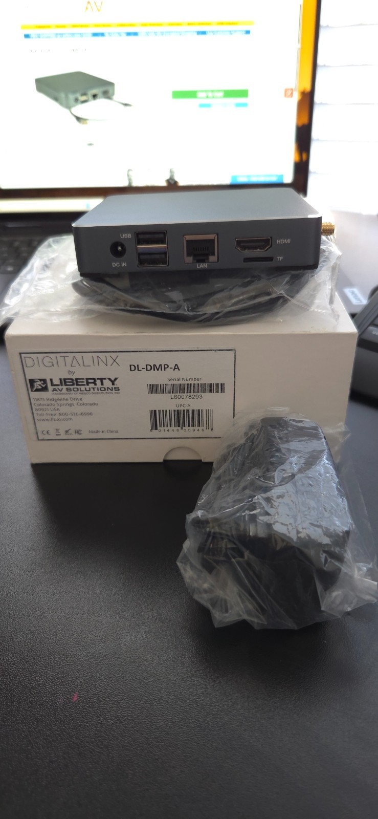 Liberty AV DL-DMP-A DigitaLinx Digital Signage APP Player HDMI WiFi