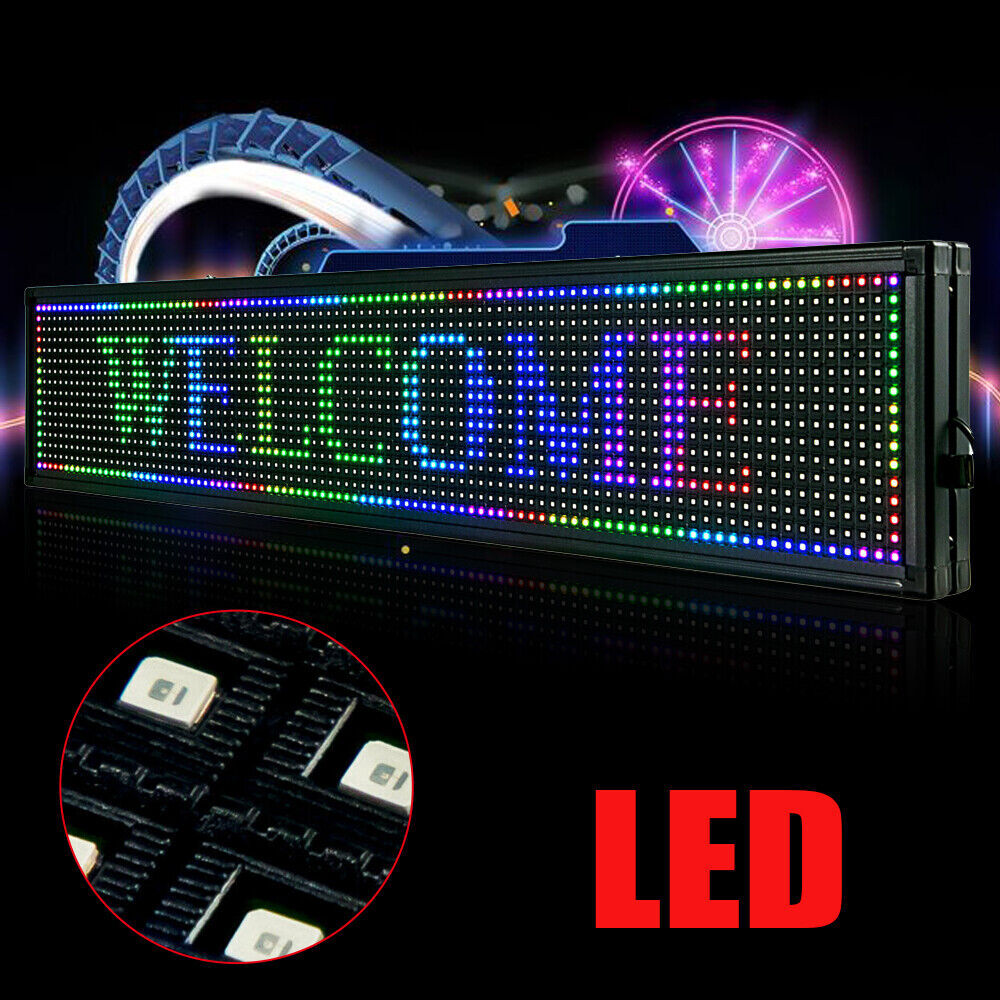 Scrolling Message Display Board Outdoor Advertising Business Sign Programmable
