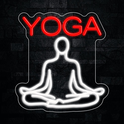 Yoga LED Neon Sign 15″L x 16″H #32895