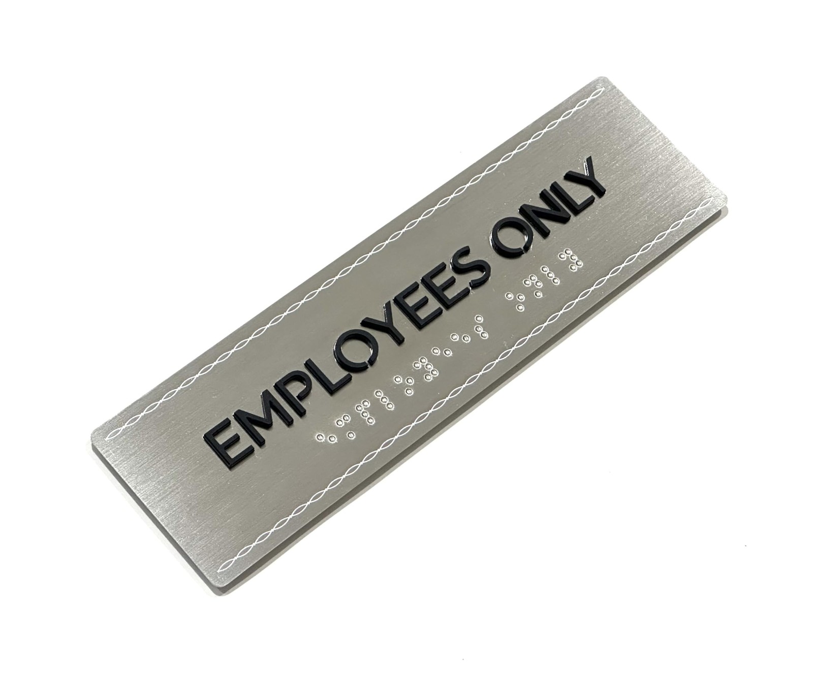 Employees Only Sign for Door – Private Staff Only Sign, Restricted Area Em