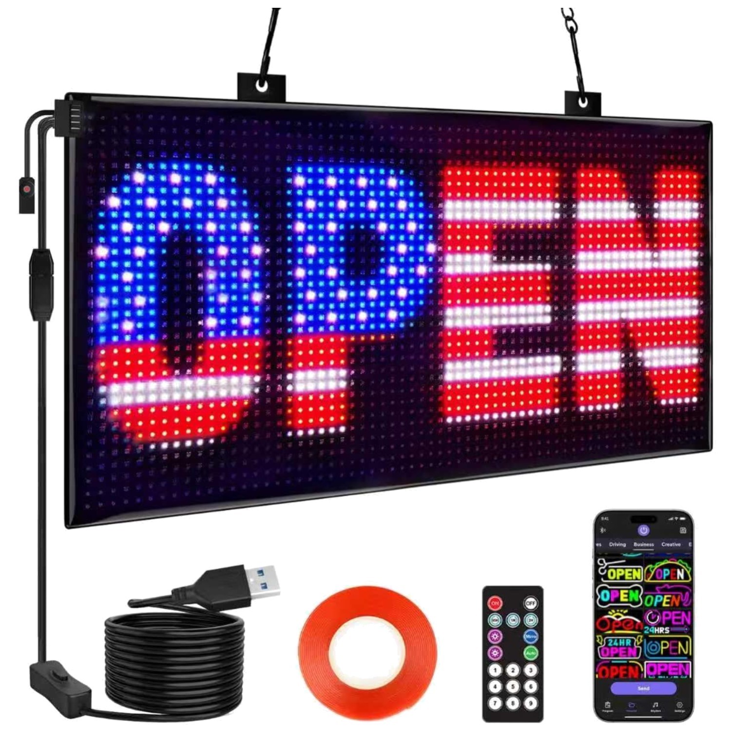 Bright LED Advertising Display for Business