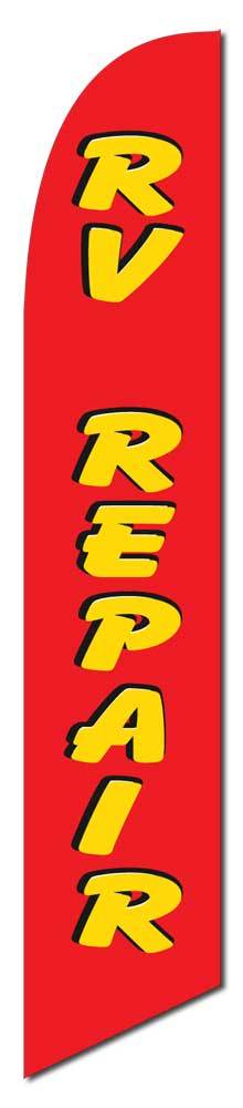 RV Repair Flag Flutter Feather Banner Swooper Windless