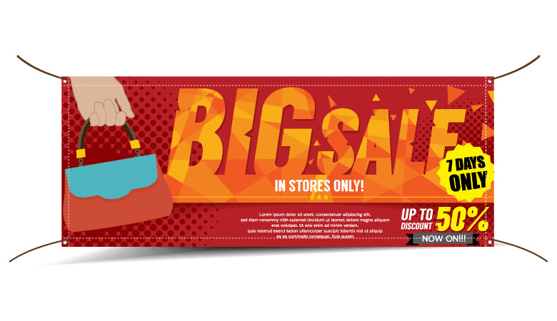 CUSTOM DESIGN BANNER Advertising Vinyl Banner Sign Many Sizes USA