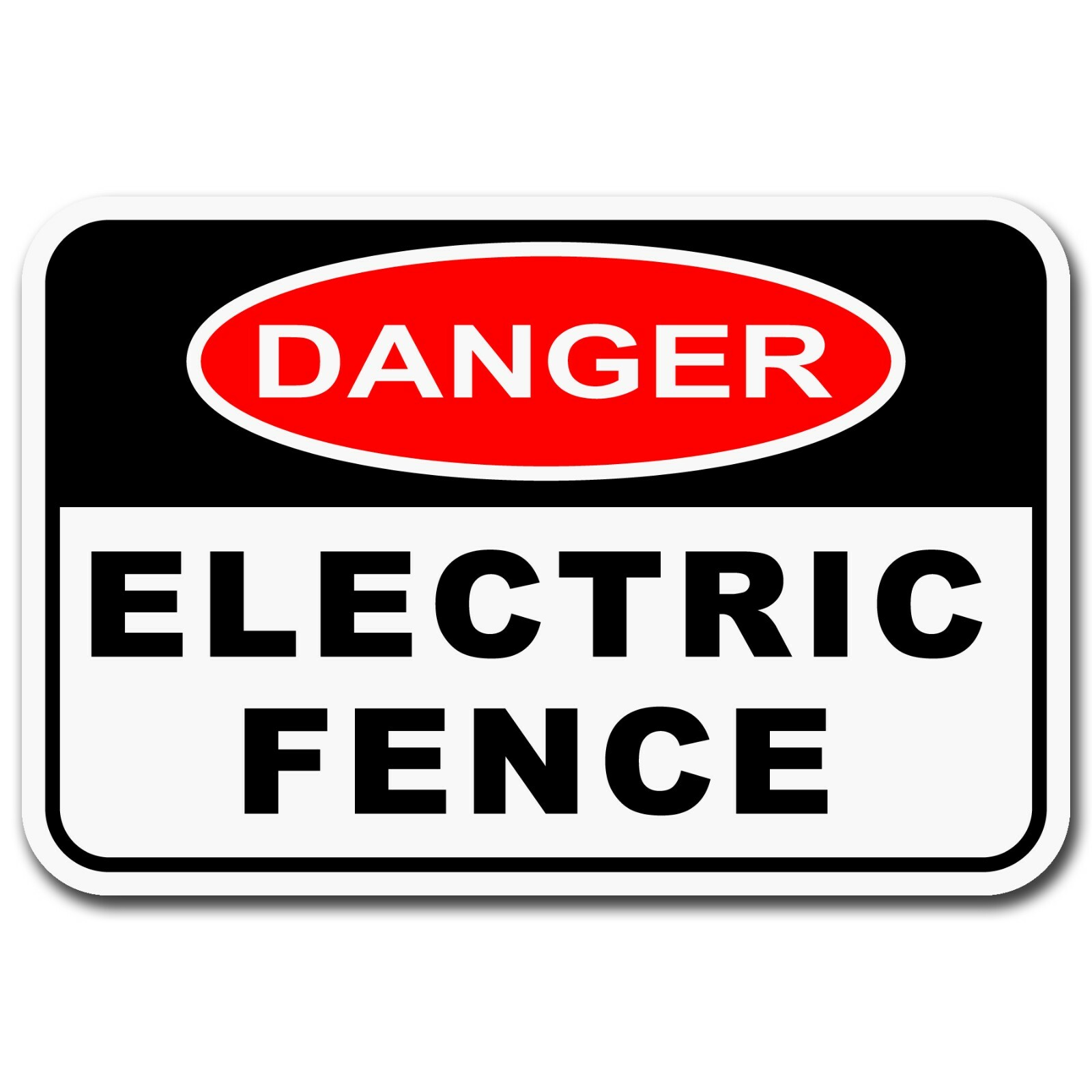 Danger Electric Fence – Workplace, Safety, Warning – Aluminum Sign