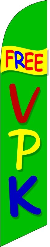 FREE VPK swooper feather flag banner sign 7456