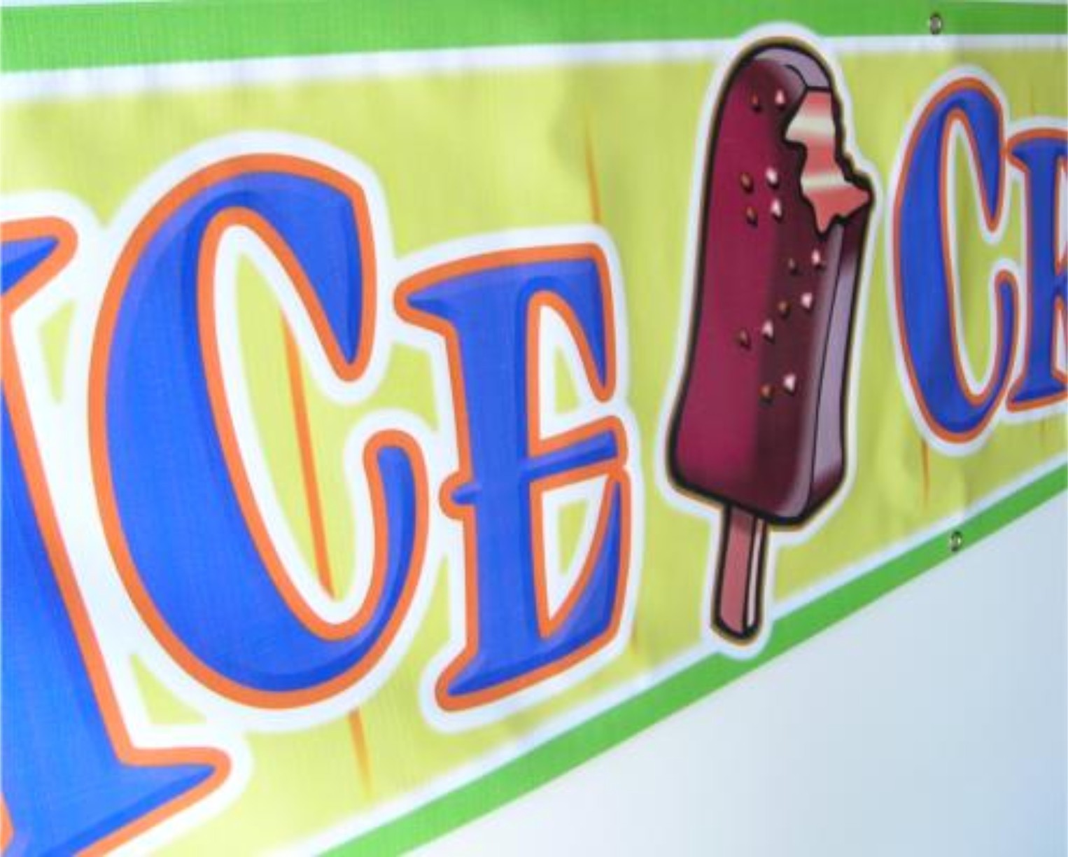 Ice Cream Vinyl Banner Sign – Concession – Craft Fair – 15oz Heavy Duty