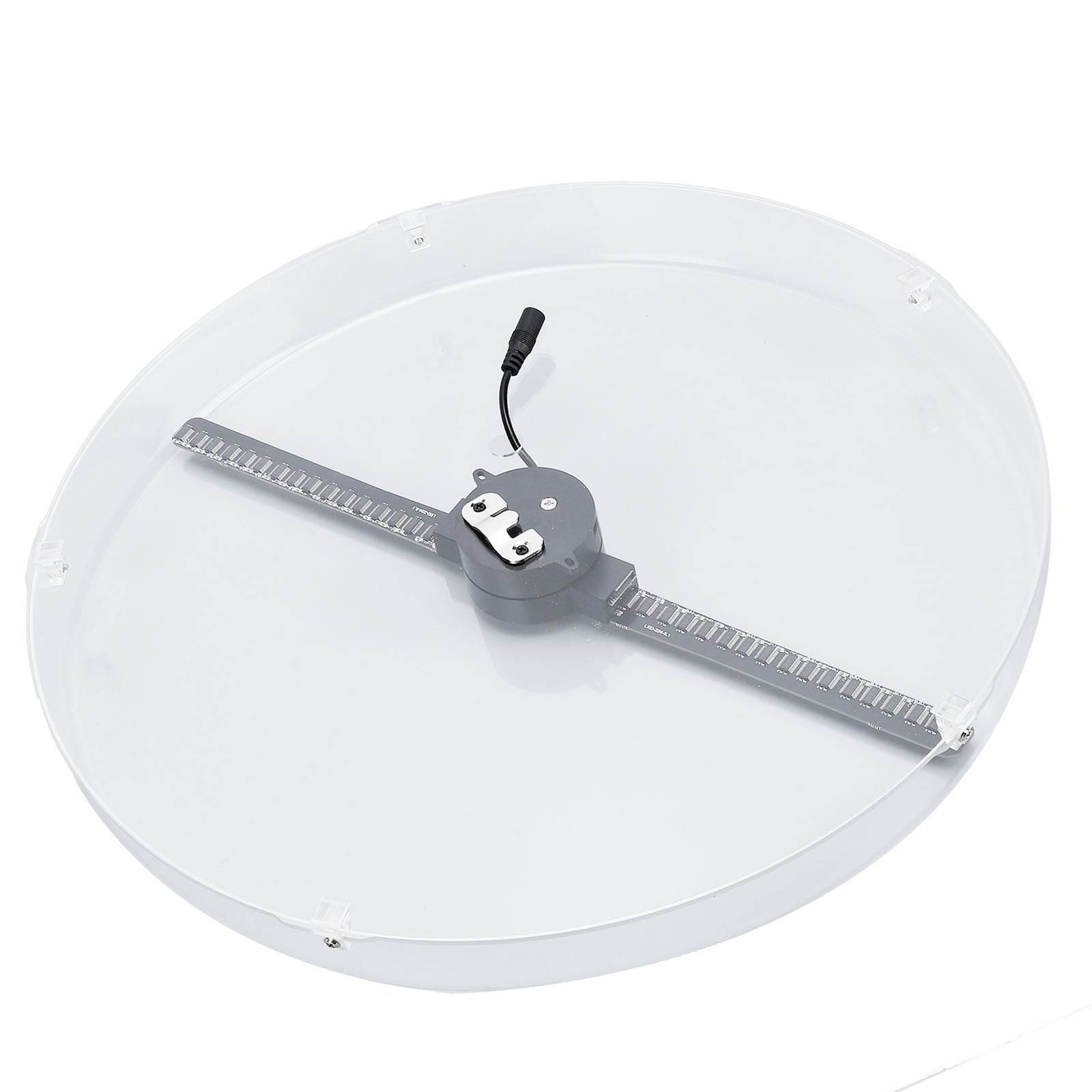 3D Holographic Fan 224 LED Quiet Operating Portable Versatile Hologram Adve IMOB