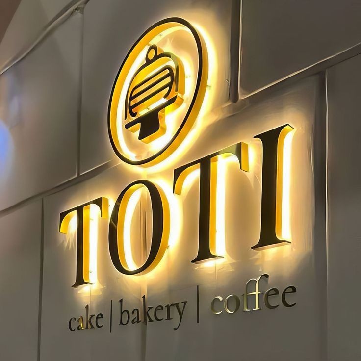 Custom 3D Metal Backlit Sign – Illuminated Letters, Outdoor LED Business Sign