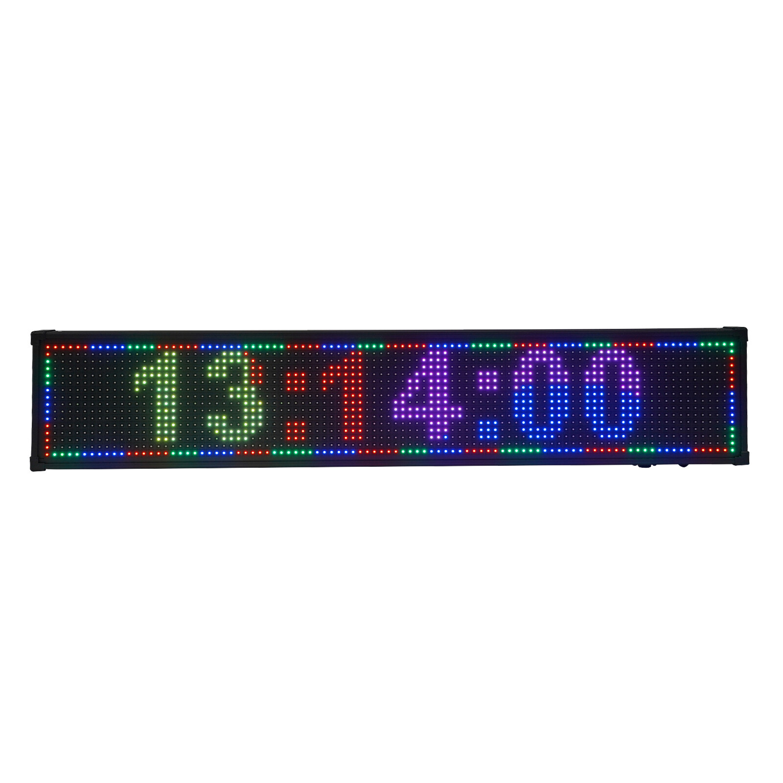 26*8in Led Scrolling Message Display Rgb Color Digital Message Display Board
