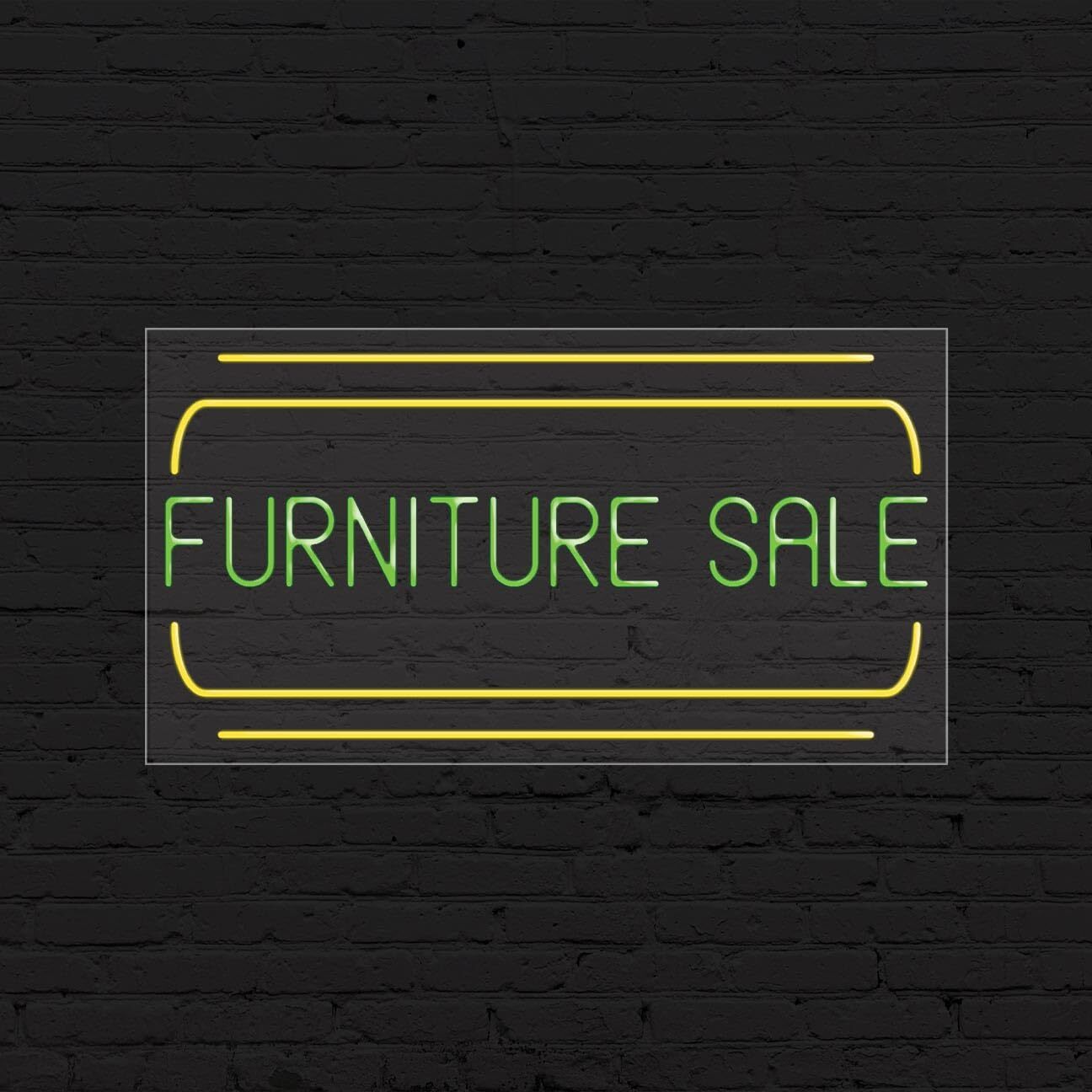 Furniture Sale Sign for Business Displays | LED Flex Neon | 37″W x 20″H x 1″D